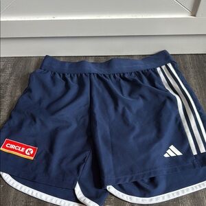 Adidas Navy Blue Athletic Shorts